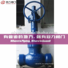 Bevel Gear Op. Globe Valve of Wcb &amp; Ss Body